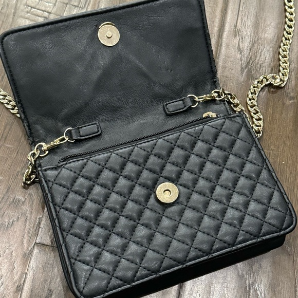 Guess Leather Mini Quilted Crossbody - Picture 5 of 10